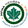 MFMA member sports floor contractor badge