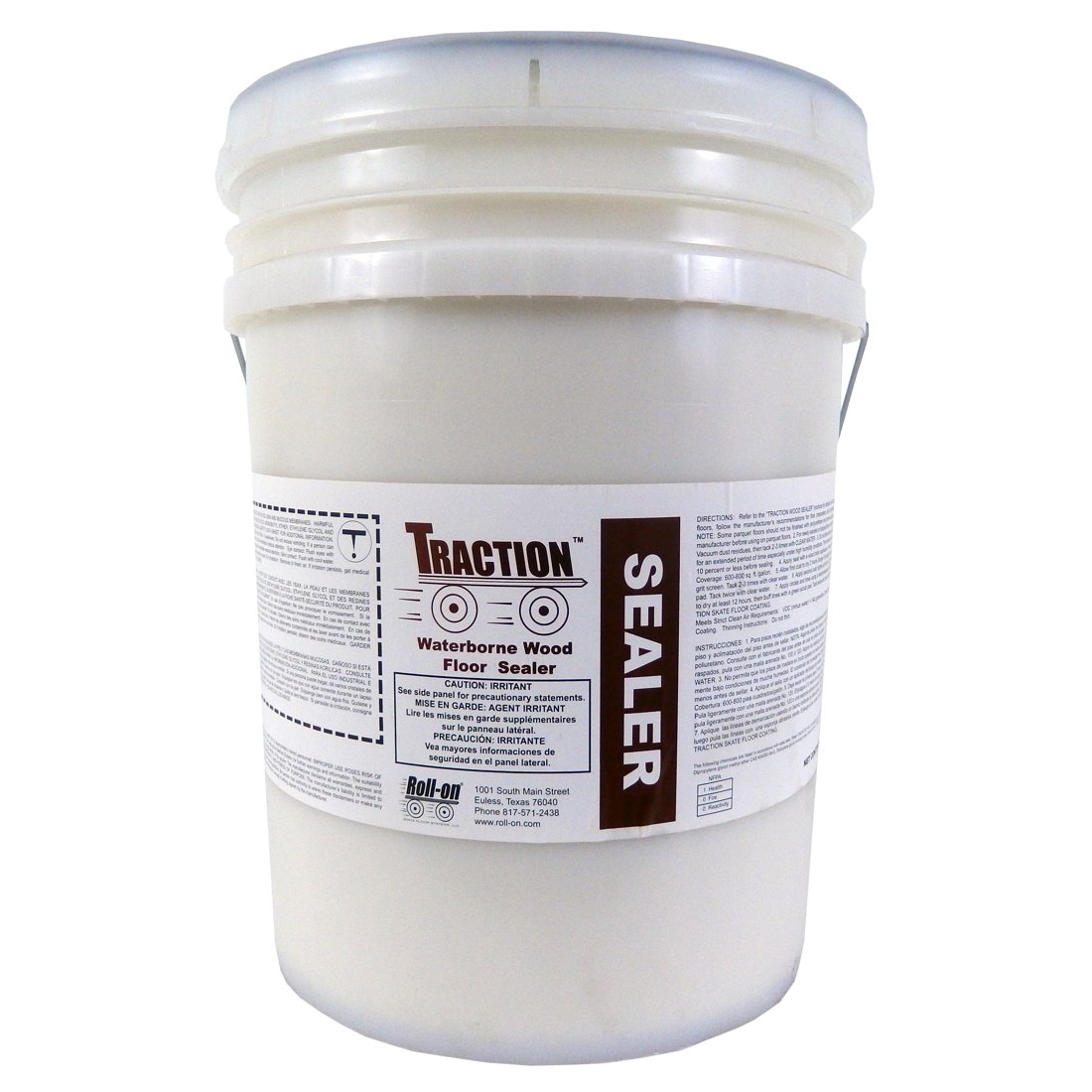 Pail of Traction Waterborne Wood Floor Sealer